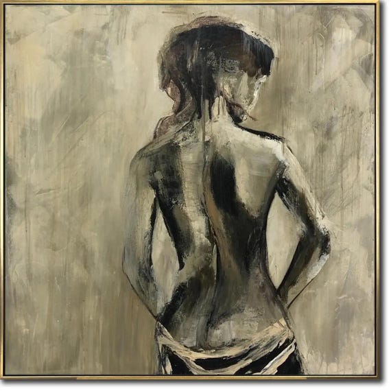 ❇️裸の女性の油絵❇️