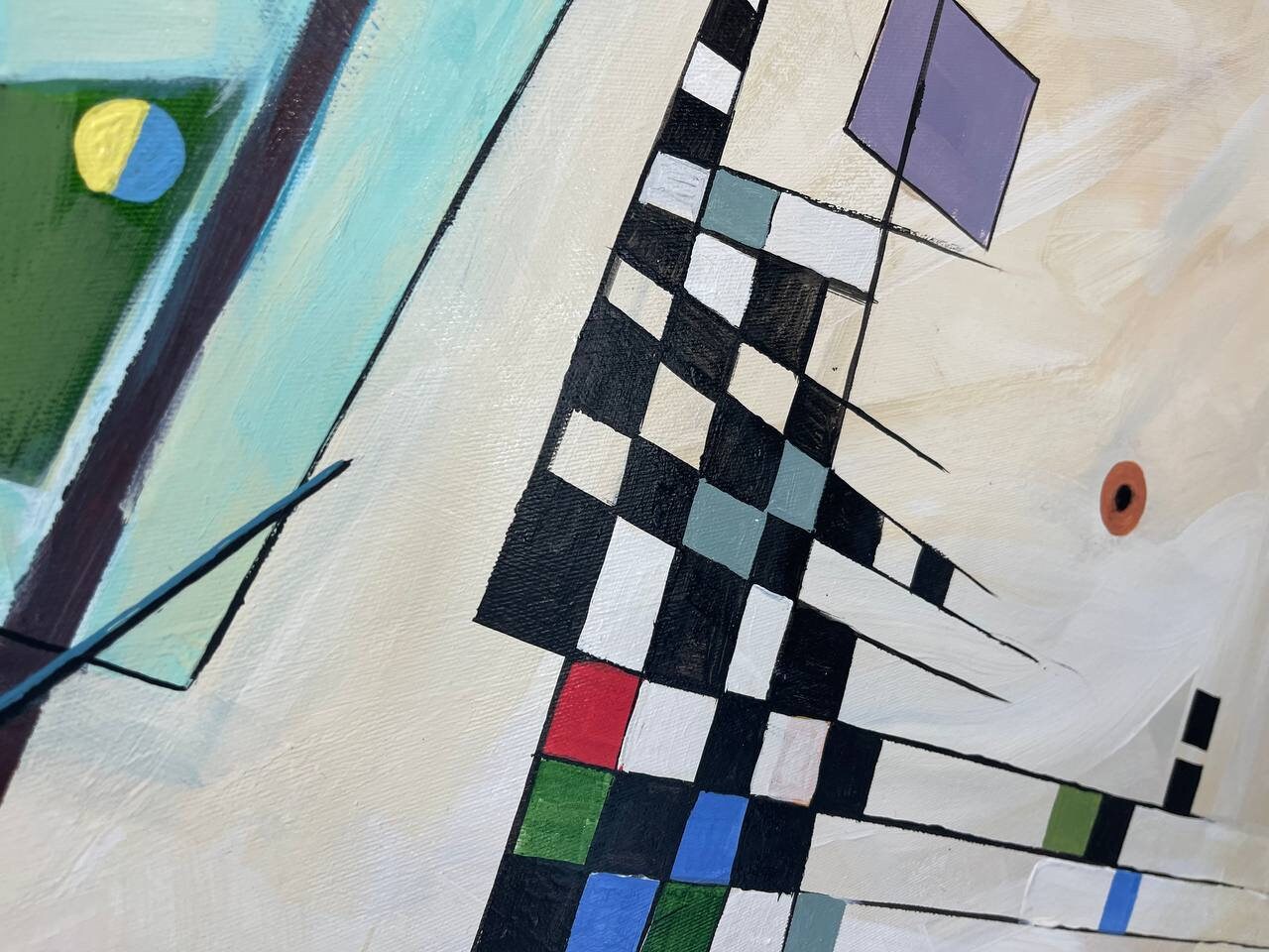 絵手書き絵画(鉛筆)カンディンスキーのスタイル カンディンスキースタイルの抽象絵画：幾何学図形アート - Etsy 日本