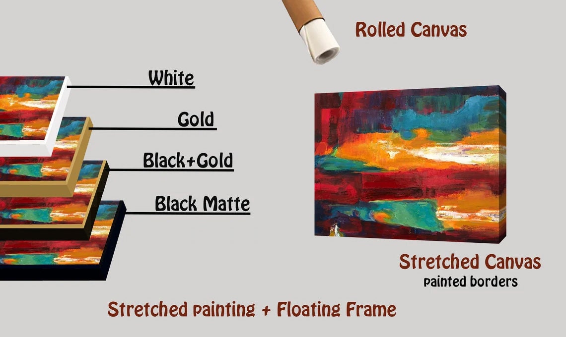 Original Gold Leaf Painting Large Abstract Painting Etsy