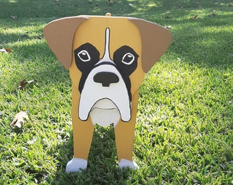 Scroll Saw Pattern Boxer Dog Planter