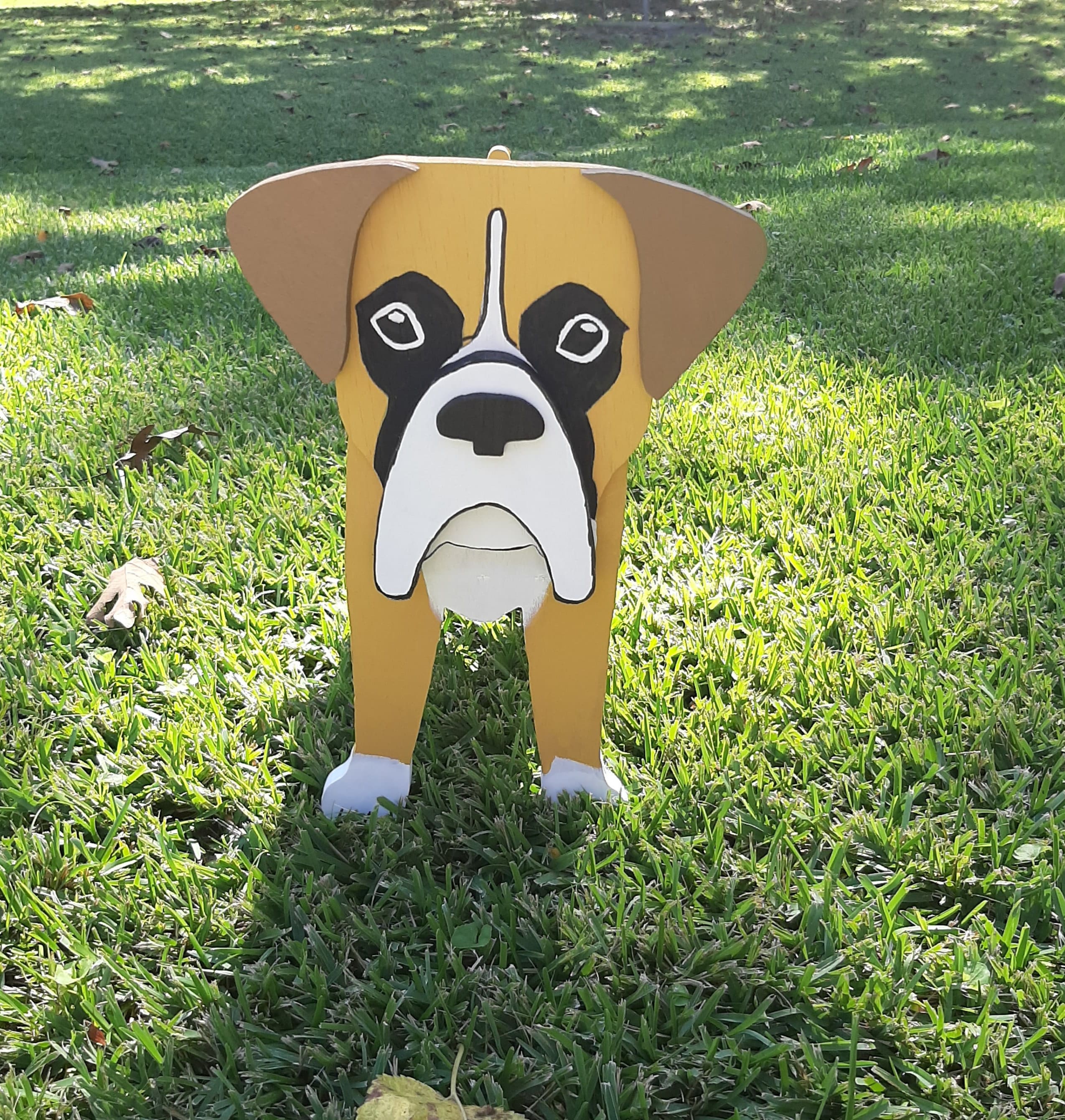 Scroll Saw Pattern Boxer Dog Planter Etsy