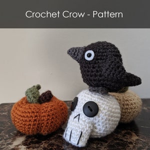 Crochet Crow Halloween Pattern image 5