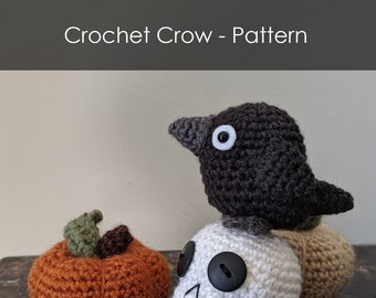 Crochet Crow - Halloween Pattern