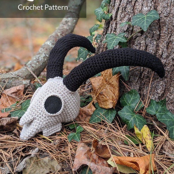Goat Skull - Amigurumi Crochet Pattern