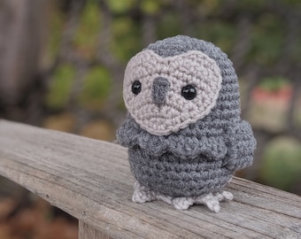 Gray Owl - Crochet Pattern