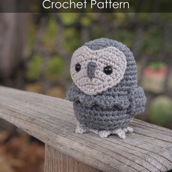 Gray Owl - Crochet Pattern