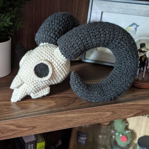 Goat Skull Amigurumi Crochet Pattern image 2