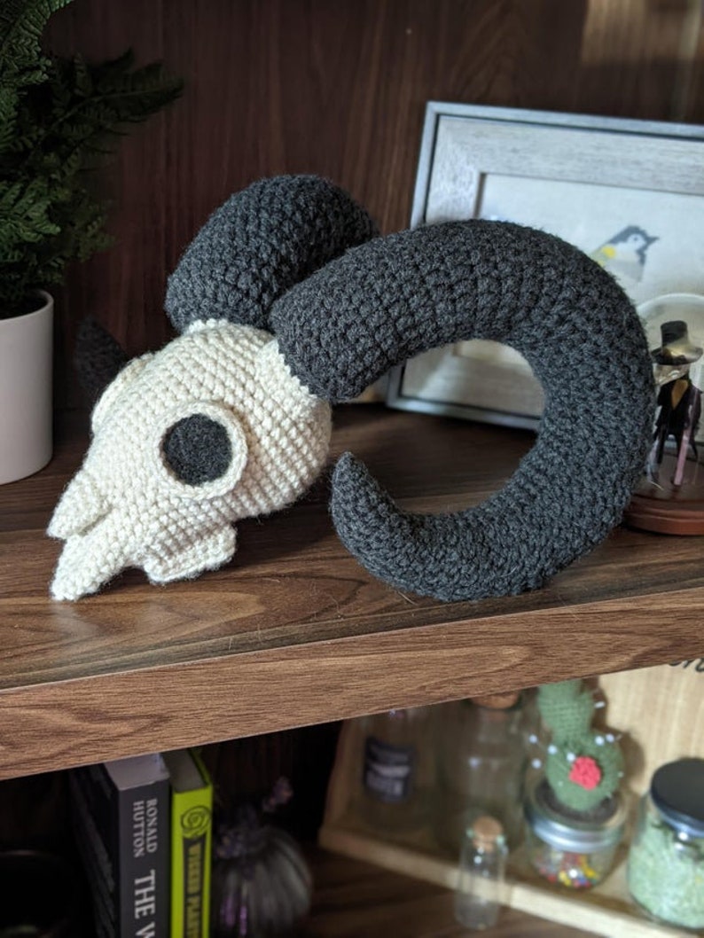 Goat Skull Amigurumi Crochet Pattern image 2