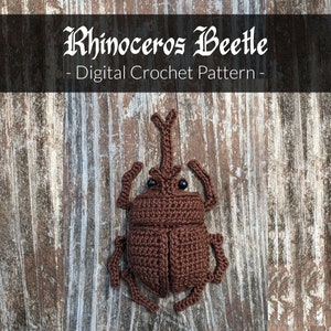 Rhinoceros Beetle - Amigurumi Crochet Pattern