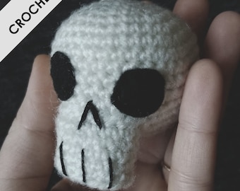 Human Skull Crochet Pattern - Amigurumi