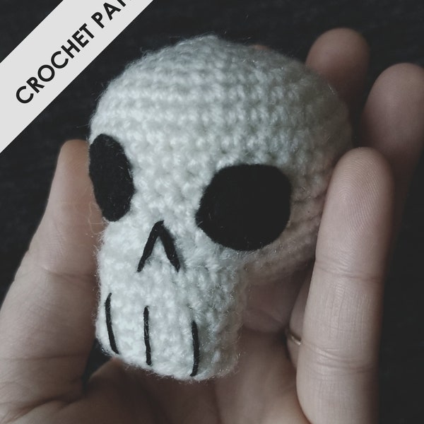 Human Skull Crochet Pattern - Amigurumi