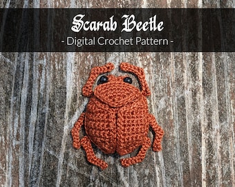 Scarab Beetle - Amigurumi Crochet Pattern