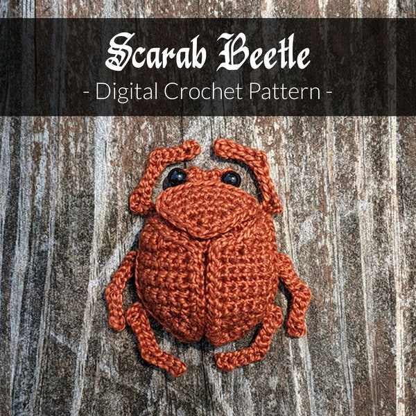 Scarab Beetle - Amigurumi Crochet Pattern