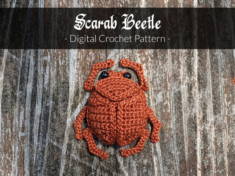 Scarab Beetle Amigurumi Crochet Pattern Etsy