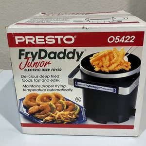 thumbnail interactive-video image 1 of Presto FryDaddy Electric Deep Fryer – 4-Cup Capacity, 1500W, Black 1 of 4