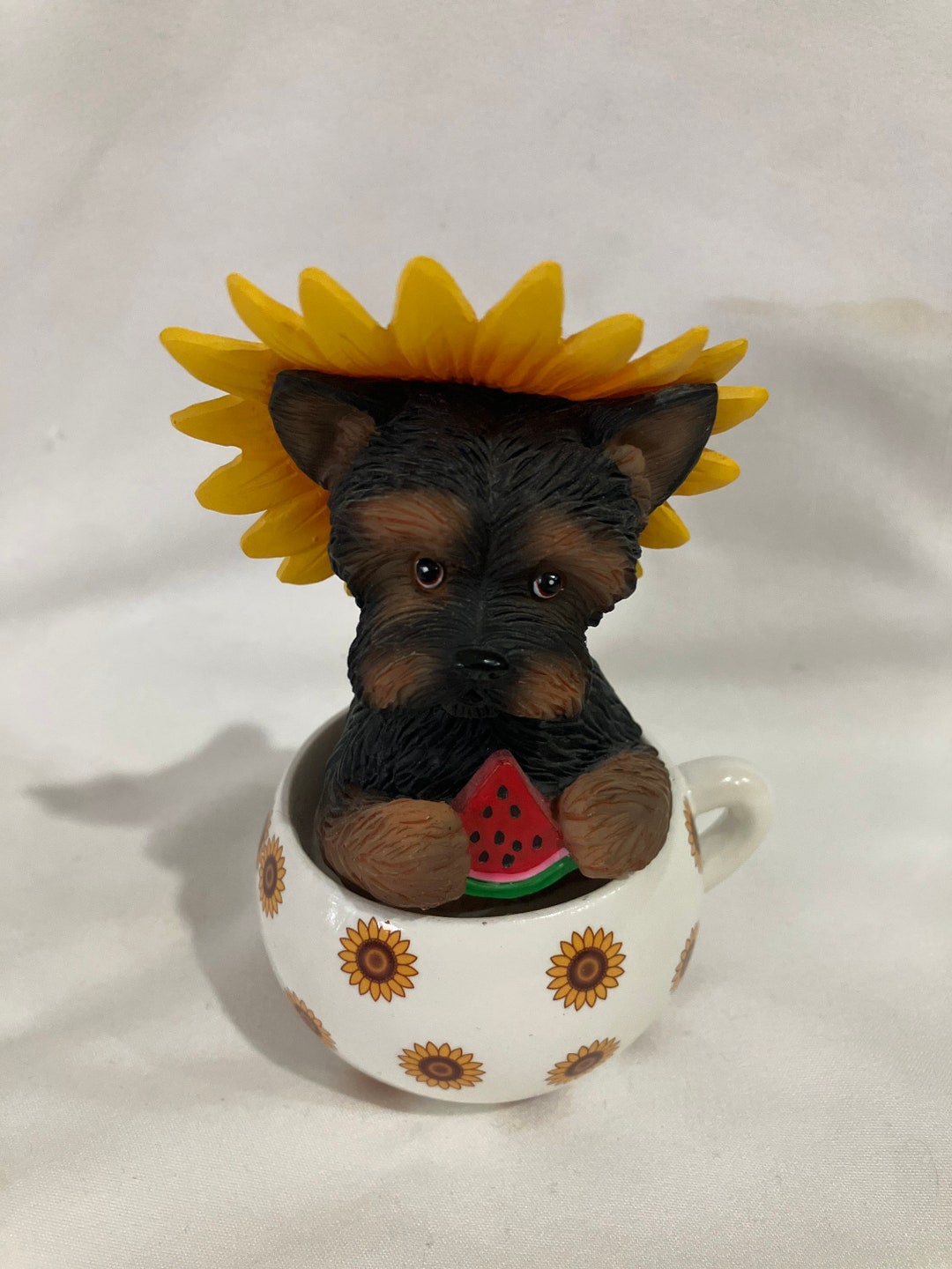 Kayomi Harai Cups of Affection Bright as the Sun Yorkie Dog in Etsy