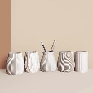 Portapenne di design – Organizer da scrivania – Stampato in 3D – Idea regalo per i colleghi