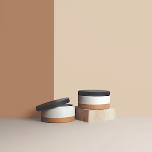Boite à bijoux, Etui pour le savon et shampoing solide, Ecrin de voyage, Rangement et décoration,  Design minimaliste, Cadeau pour la Maison