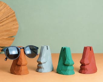 3D-geprinte brillenhouder – Bureaustandaard – Brillenopberger – Woonaccessoires – Originele decoratie – Nuttige geschenken