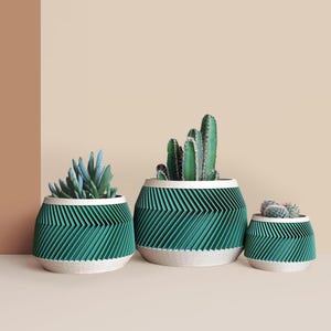 Pflanzgefäß aus recyceltem Holz für Kakteen und Sukkulenten, Dekorationsidee für Zuhause und Büro, skandinavisches Design, Geschenk für Zuhause