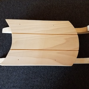 decorative wooden sled