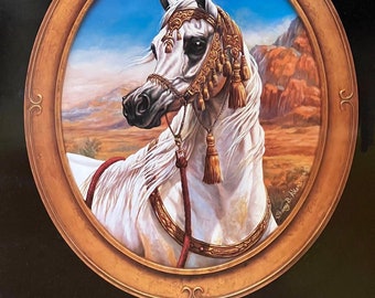 50th Anniversary Scottsdale Arabian Horse Show Print by Shary B. Akers RARE!