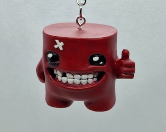 Super Meat Boy Keyring/Keychain
