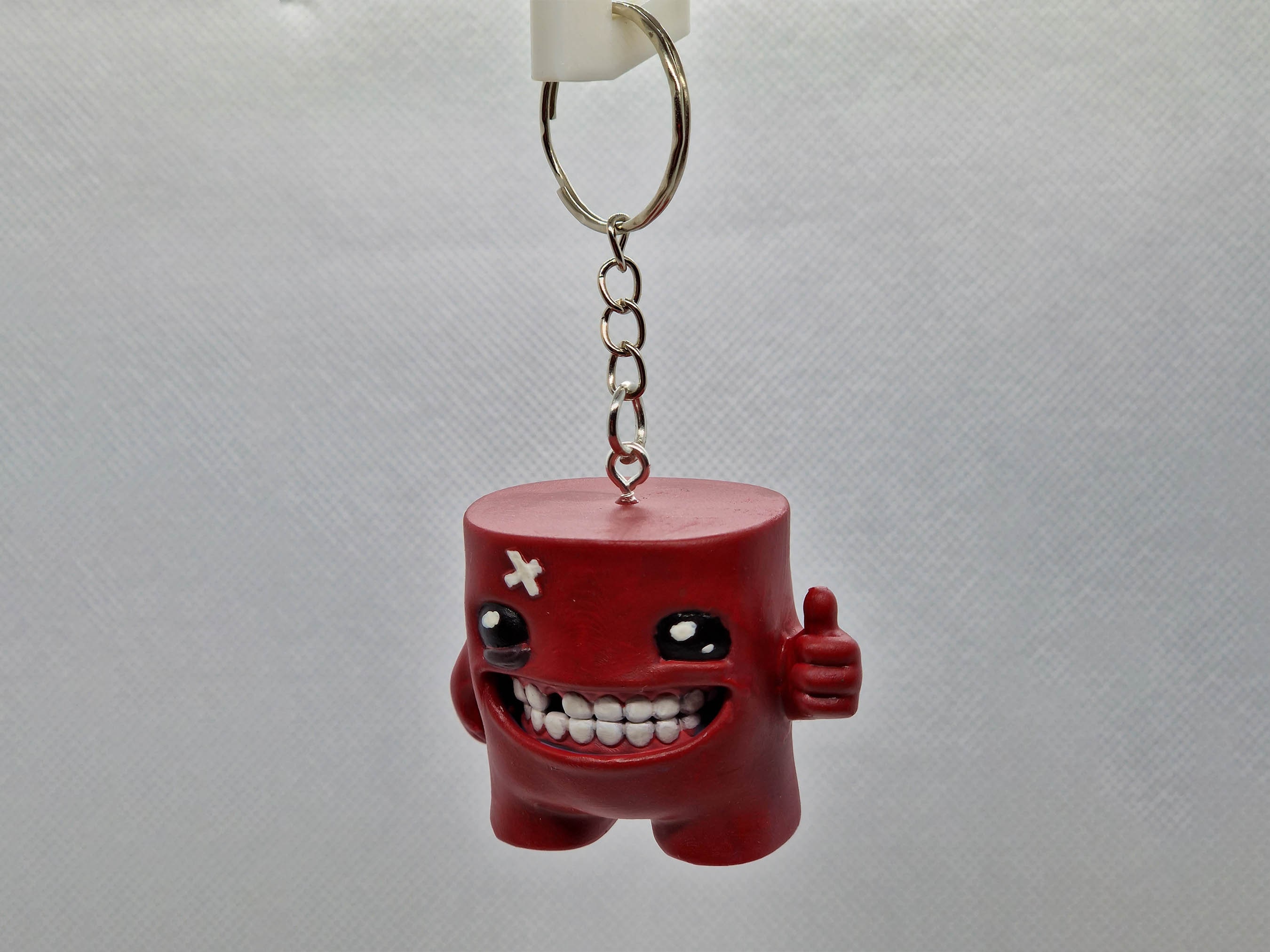 スーパーミートボーイ キーリング/キーチェーン - Etsy 日本