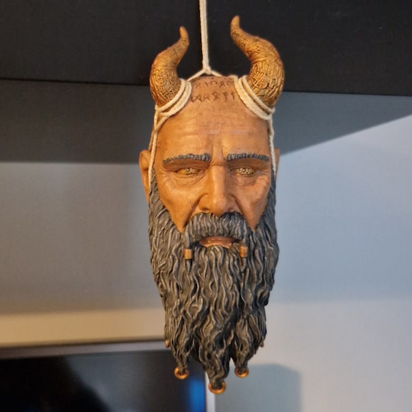 Mimir Head God of War Etsy
