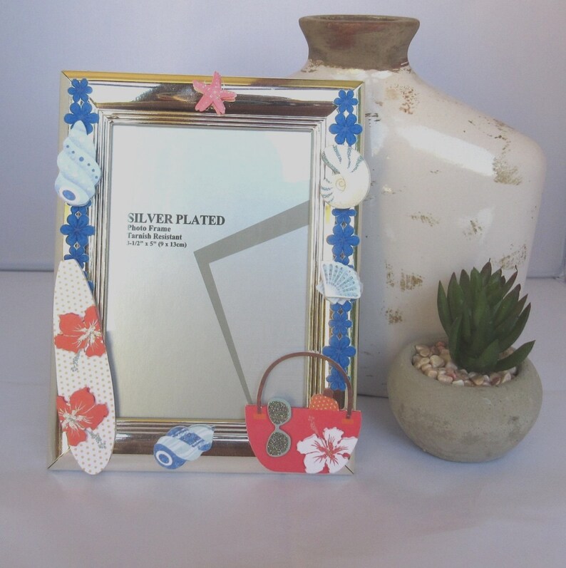 Picture Frame Holiday Feeling Silver To Put Up