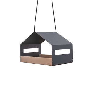Modern bird feeder | bird house | hanging bird feeder | handcrafted | minimalist | name day | gift for him | bird feeders for the outdoors