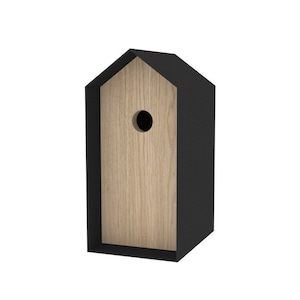 Modern Birdbox | bird house | handcrafted | minimalist | contemporary | nesting box | housewarming  |  Wall Mounted |  garden decor |