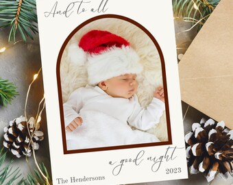Christmas Card Template | CANVA Template | Photo Christmas Card | Personalization | Family Christmas Card | DIY Card | Editable | Canva
