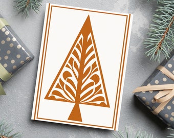 Christmas Tree | Printable | Wall Art | Instant Download | Home | Home Decor | Christmas Decor | Simple | Minimal Holiday | Mid Century Art