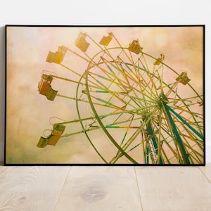 Vanilla Sky Ferris Wheel | Digital Print | Photograph