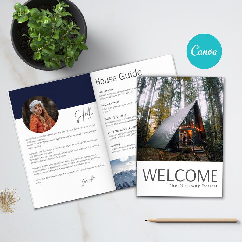 Airbnb Welcome Book Template Canva Free - Get What You Need For Free