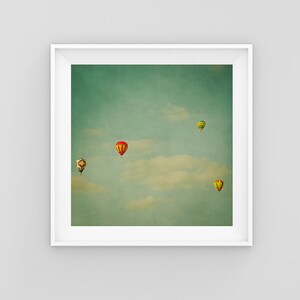 Four Balloons | Hot Air Balloons | Digital Print | Photograph