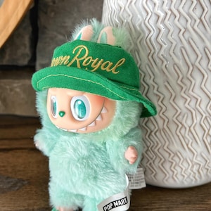 Green Crown Royal Bucket Hat for Labubu