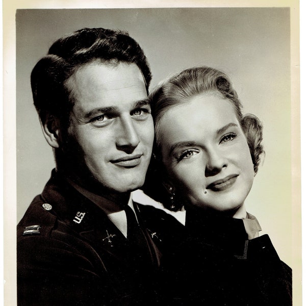 vintage Paul Newman photo 1956 original photo Anne Francis from The Rack Movie
