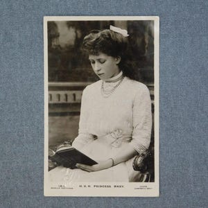 c1913, princesse royale et comtesse de harewood, vraie carte postale photo RPPC