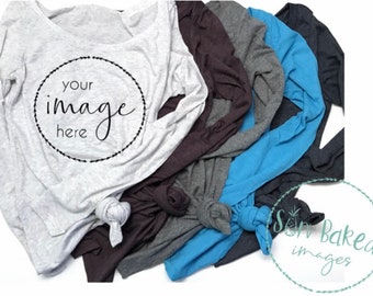 Next Level long sleeve flatlay Next level mockup Womens tank top flat lay Tank mock up Assorted colors tank mock up Next Level 6731 flat lay