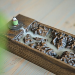 Wooden Backflow Incense Burner, Backflow Incense Burner, Backflow Incense Holder