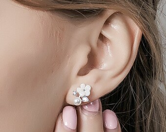 flower girl earrings
