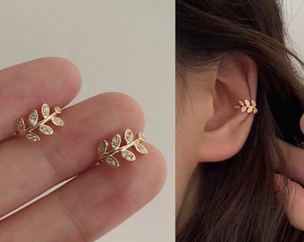 Ear Cuff Silver EarBand Non-pierced Cartilage Wrap Earring Fake Conch No Piercing Cuff Hoop Simple EarCuff Earring Wrap Domed BeadedE10BSS
