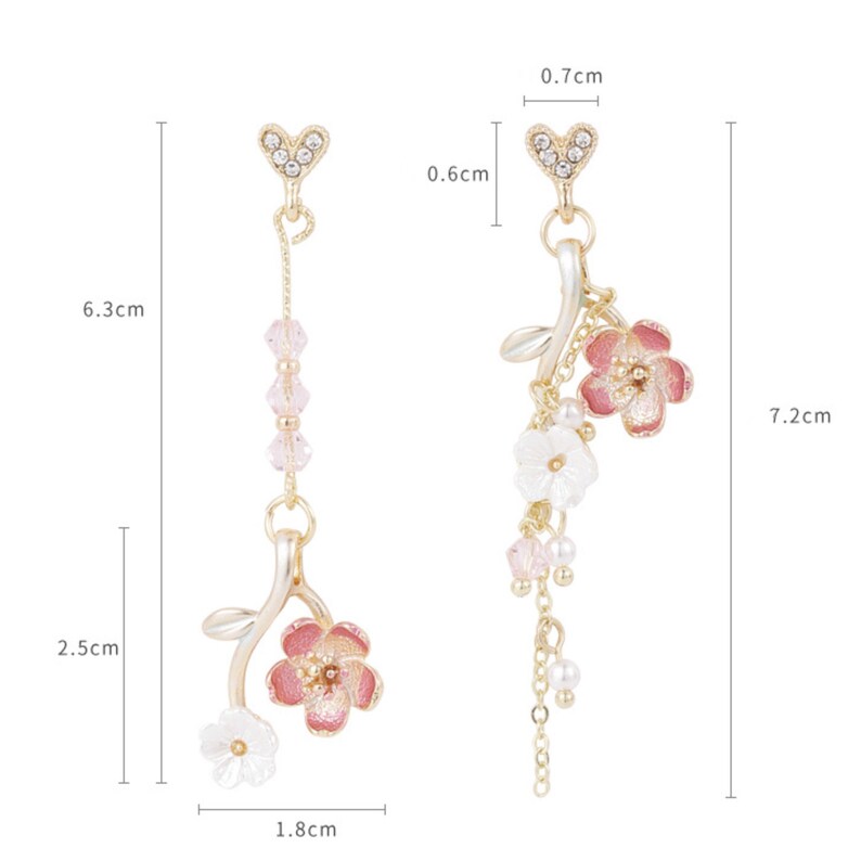 Cherry blossom earrings flower earrings sakura earrings | Etsy