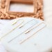 Long Threader Earrings, Tiny bar threader earrings, long chain earrings, minimal earrings, ear threads, mother's day gift, Wedding party 