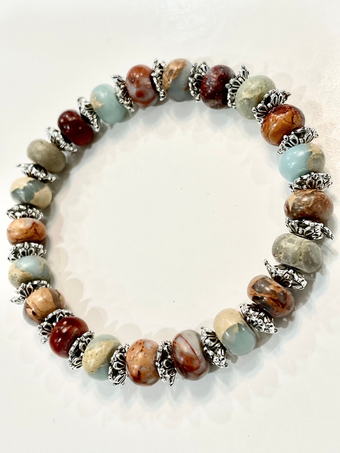 Aqua Terra Double Strand Bracelet with Tassel