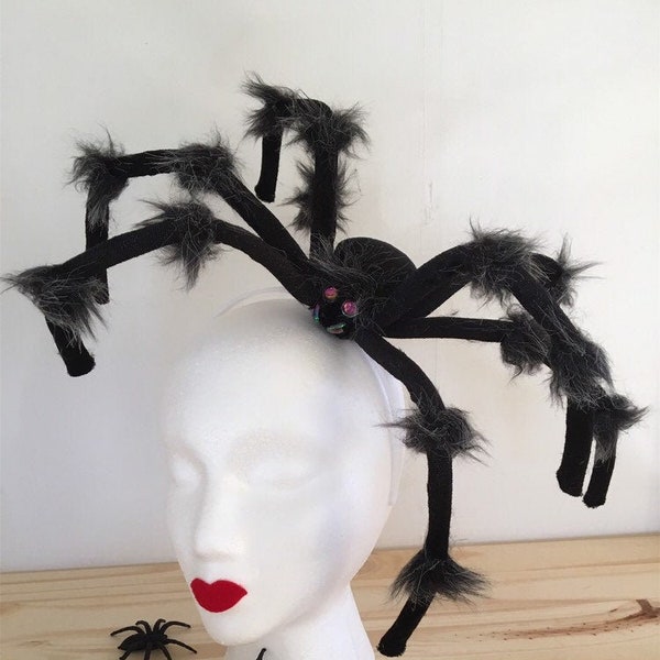 Halloween Fascinator / Halloween Stirnband / Spinnen Stirnband / Halloween Kopfschmuck / Spinnen Kopfschmuck / Halloween Krone / Halloween Hut