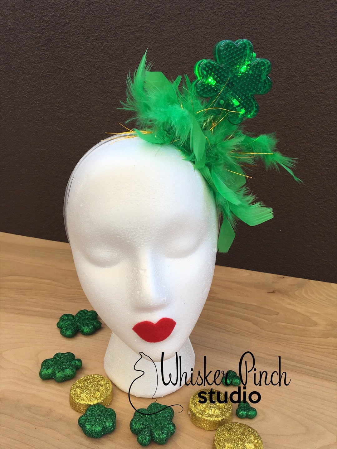 st patricks day hat fascinator