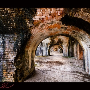 Fort Pickens, couleur, paysage, téléchargement, beaux-arts, professionnel, haute, photo côtière, Pensacola Beach, FL, Fine Art